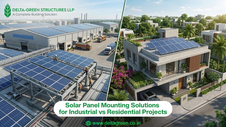 Solar Panel Mounting Solutions for Industrial vs Residential Projects
